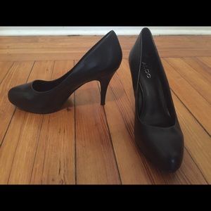 Aldo Black Platform Pumps
